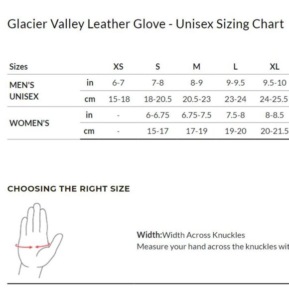 Auclair Alpine Ski Snow Performance Leather Glove Black Unisex - Picture 3 of 3